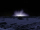 Ghostly Coronal Light Reveals Wall Decal