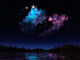 Artist's Concept Nebula over Wall Decal