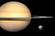 Illustration Saturn and Earth Wall Decal