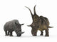 Adult Diabloceratops Compared to Wall Decal