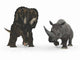 Nedoceratops Compared to Adult Wall Decal