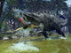 Suchomimus Snags Shark from Wall Decal