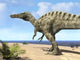 Carnivorous Suchomimus Wanders Beach Wall Decal