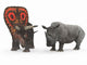 Adult Torosaurus Compared to Wall Decal