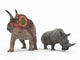 Adult Triceratops Compared to Wall Decal