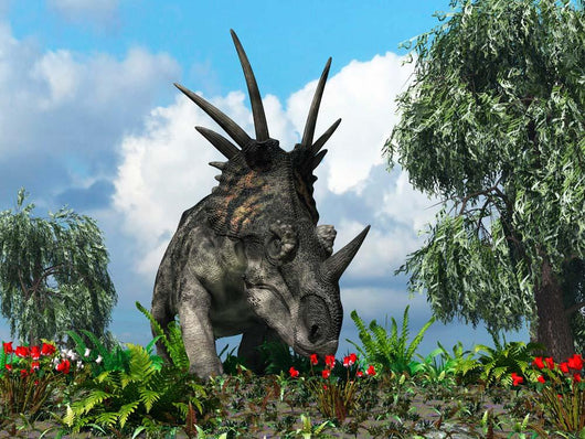 Styracosaurus Samples Flowers Order Wall Decal