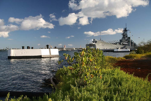 Uss Missouri Berthed Pier Side Wall Decal