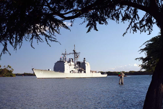 Uss Mobile Bay Transits Wall Decal