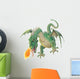 Destructive Flying Wyvren Dragon Wall Decal
