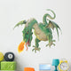 Destructive Flying Wyvren Dragon Wall Decal