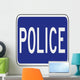 Police Word Sign Wall Decal