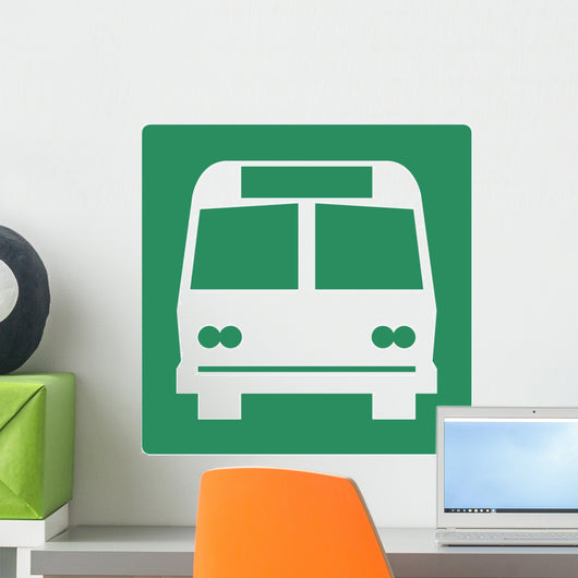 Bus Symbol Sign Wall Decal