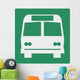 Bus Symbol Sign Wall Decal