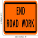 End Road Work Sign Wall Decal