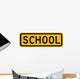 School Word Sign Wall Decal