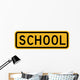 School Word Sign Wall Decal