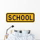 School Word Sign Wall Decal