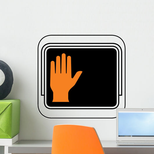 Do Not Walk Symbol Wall Decal