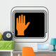 Do Not Walk Symbol Wall Decal