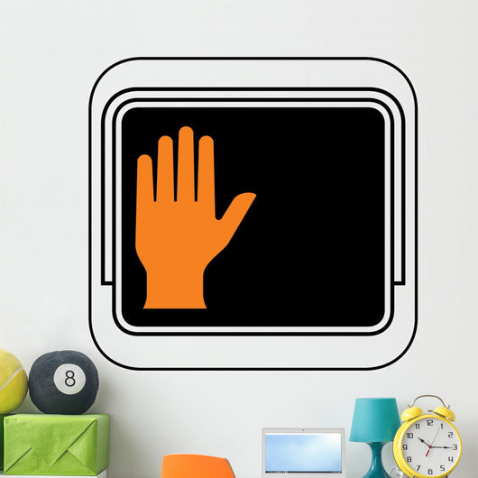 Do Not Walk Symbol Wall Decal