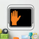 Do Not Walk Symbol Wall Decal