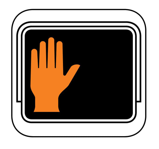 Do Not Walk Symbol Wall Decal