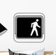 Walk Symbol Light Sign Wall Decal