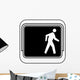 Walk Symbol Light Sign Wall Decal