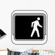 Walk Symbol Light Sign Wall Decal