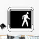Walk Symbol Light Sign Wall Decal