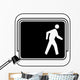 Walk Symbol Light Sign Wall Decal