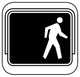 Walk Symbol Light Sign Wall Decal
