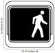 Walk Symbol Light Sign Wall Decal