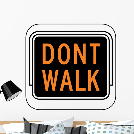 Dont Walk Light Wall Decal
