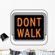 Dont Walk Light Wall Decal