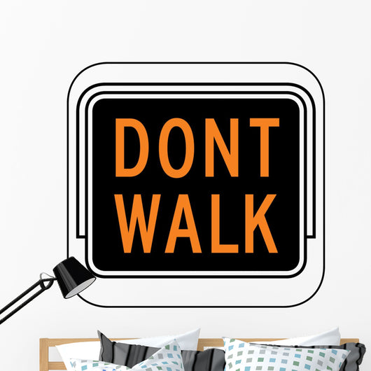 Dont Walk Light Wall Decal