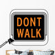 Dont Walk Light Wall Decal