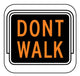Dont Walk Light Wall Decal