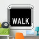Walk Light Sign Wall Decal
