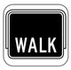 Walk Light Sign Wall Decal