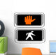 Dont Walk - Walk Symbol Light Wall Decal