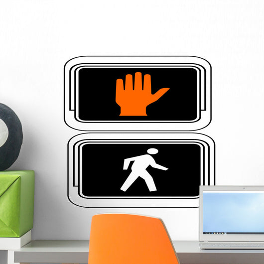 Dont Walk - Walk Symbol Light Wall Decal