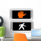 Dont Walk - Walk Symbol Light Wall Decal
