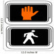 Dont Walk - Walk Symbol Light Wall Decal