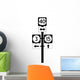 Multiple Route Directional Sign Wall Decal