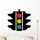 Traffic Light Symbol Sign Wall Decal