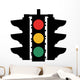 Traffic Light Symbol Sign Wall Decal