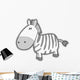 Cute Little Baby Zebra Wall Decal