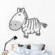 Cute Little Baby Zebra Wall Decal